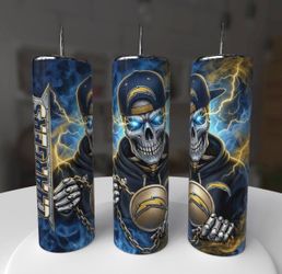Los Angeles Chargers Football Tumbler