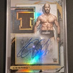 🔥2020 Topps WWE Fully Loaded Cesaro Auto Table Relic 🔥