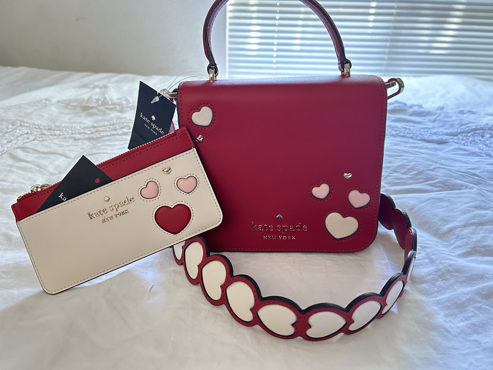 Kate Spade Sweet Heart Crossbody Bag & Wallet