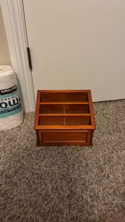 Wooden Organizer For Remotes Or Can Use For Sorting Mails