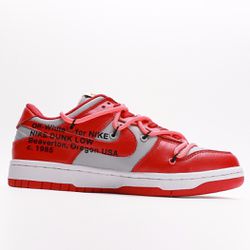 Nike Dunk Low Off White University Red 6 