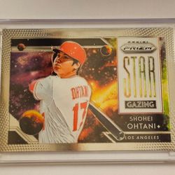 Shohei Ohtani Lot Astral Star Gazing Action Stars Select Silver Holo PRIZM Refractor SSP RARE Los Angeles Dodgers MLB Angels Mike Trout 