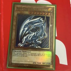 Yugioh Blue Eyes White Dragon Gold 