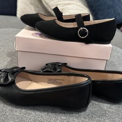 Girls black dress shoes
