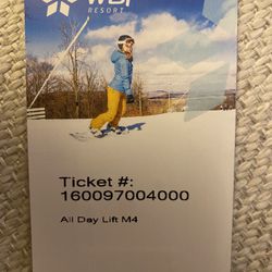 WISP Adult All Day Lift Ticket