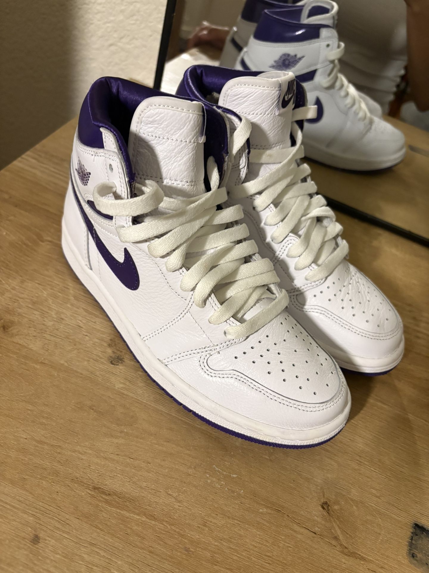 Jordan 1 purple metallic 