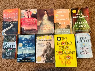 Assorted Bestselling Fiction and Non-Fiction Books