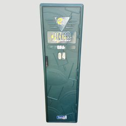 Vintage 90s Locker Greenbay Packers NFL Football Storage Cubbies 4ft Heavy Duty
