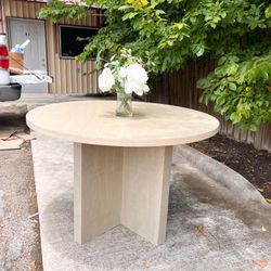 Custom Built Dining Table Solid wood Farmhouse Set Modern Rustic Bench Country Oval Round Counter Breakfast Height  Farm House 