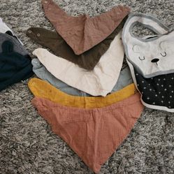 Baby Bibs and Hats Set