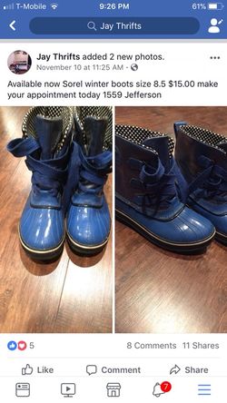 Sorel woman’s boots size 8.5
