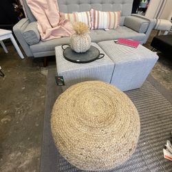 2 Square Ottomans $100 New