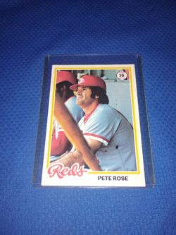 Vintage Old 1978 Pete Rose Baseball Card #20