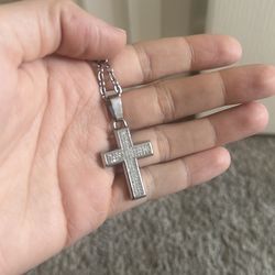 1/4 Ct. Diamond Cross Necklace