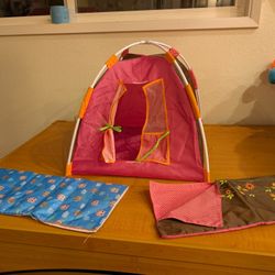 Our Generation Doll Tent and Sleeping Bags
