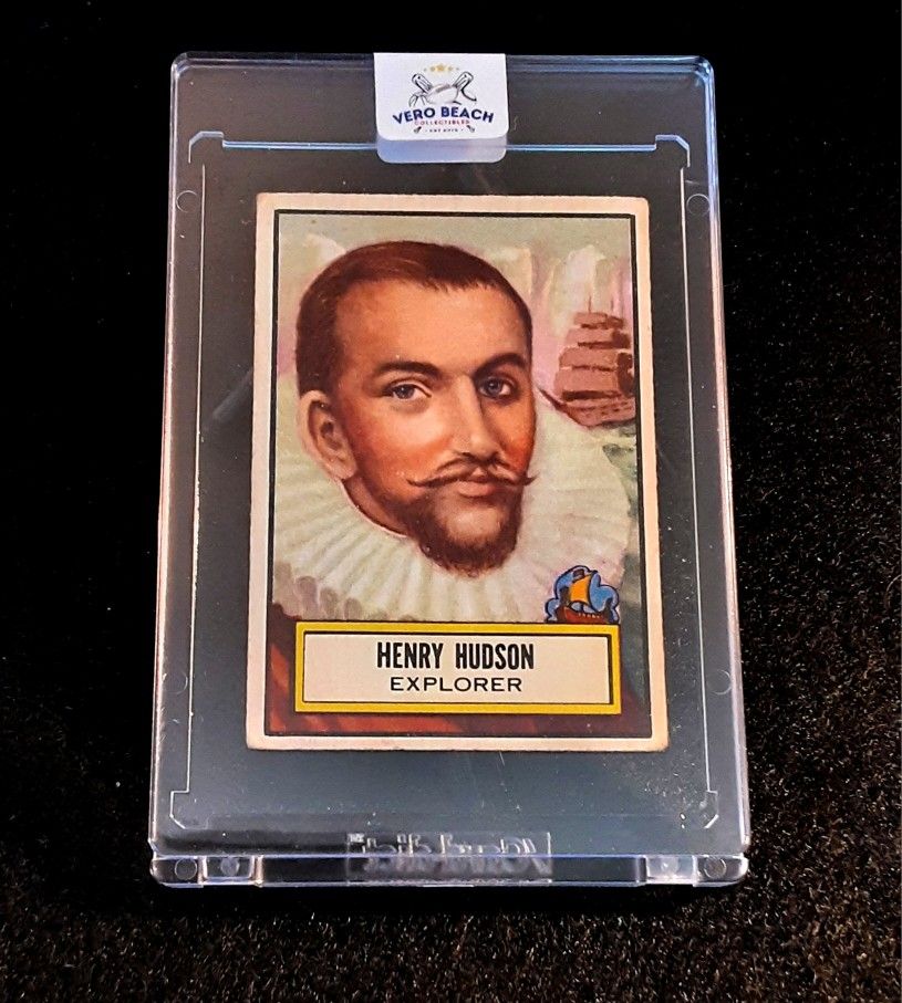Henry Hudson 1952 Topps Look And See Card!! RARE!!