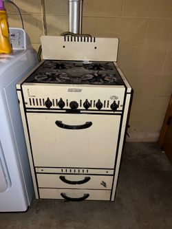 Vintage Murphy-Cabranette Compact Gas Stove & Oven – 1930s/1940s Retro