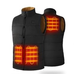 Lightweight Heated Vest with Battery Pack