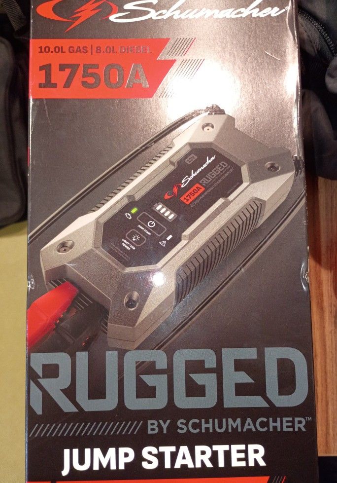 Schumacher RUGGED Jump starter And power bank