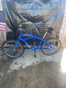 MENS - 26” - 7 SPEED - FULL SIZE - ELECTRA 7D STEP THRU BEACH SURFING STYLE CRUISER BICYCLE