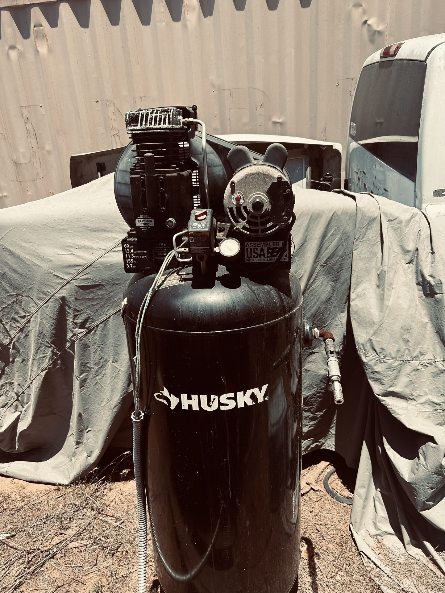 60 Gallon 3.7hp Husky Air Compressor