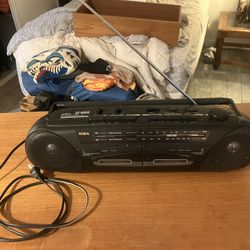 AIWA Cassette Radio Am/fm Boombox 