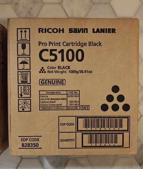 *C5100* [Black UNPACKAGED] RICOH TONER CARTRIDGE 