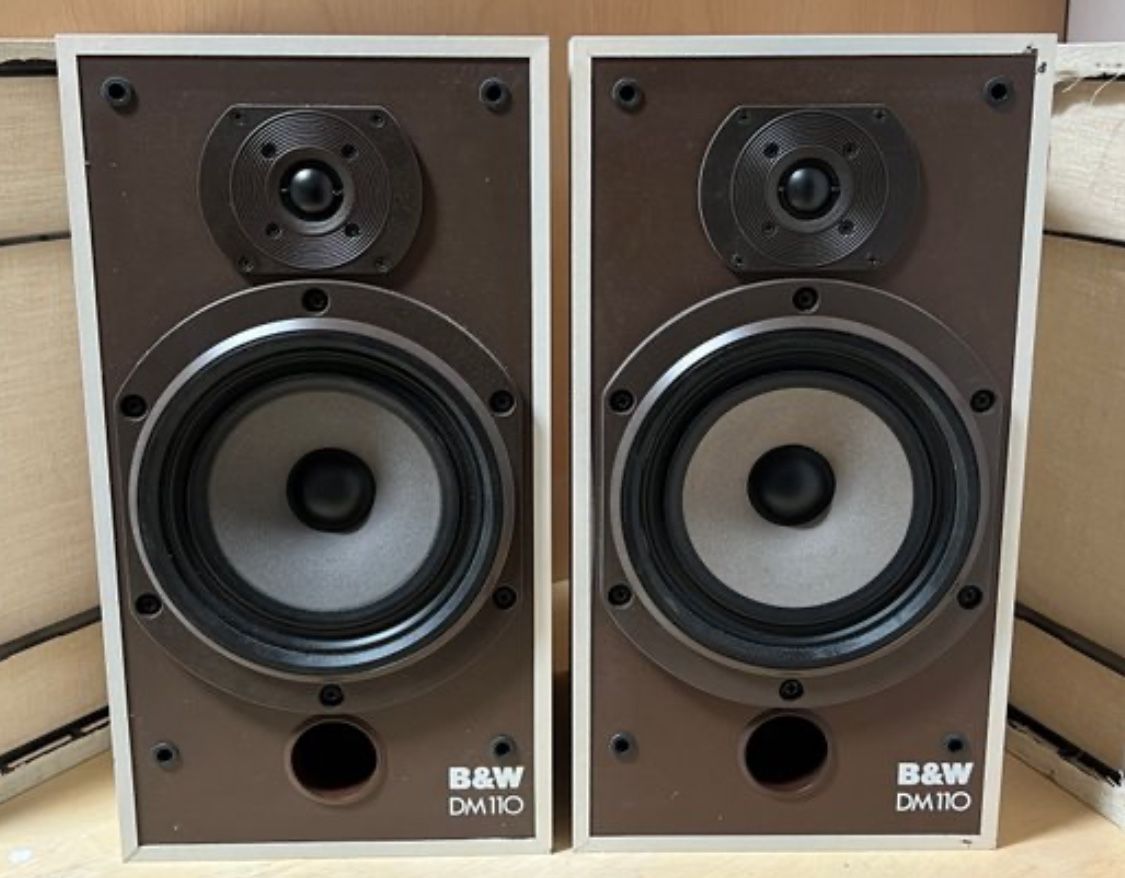 B&W DM-110 BOWERS & WILKINS SPEAKER MONITORS PAIR