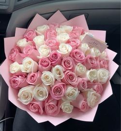 Ramo buchón rose bouquet
