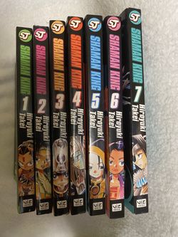 Shaman King Manga Volumes 1-7 English 