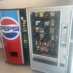 Vending Machines with location included for Sale !!! (Snack Machine and Soda Machine)