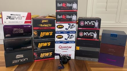 (22) HIGH END BAITCAST REELS   READ THE AD BEFORE MESSAGING