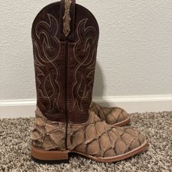 Pirarucu exotic boots 