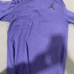Purple Jordan shirt S