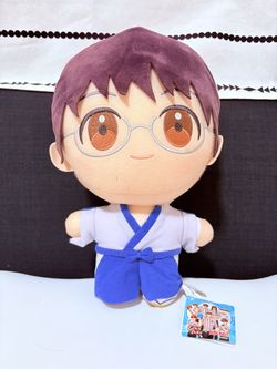 Gintama Shinpachi Shimura 11.8in Plush Round 1 Exclusive