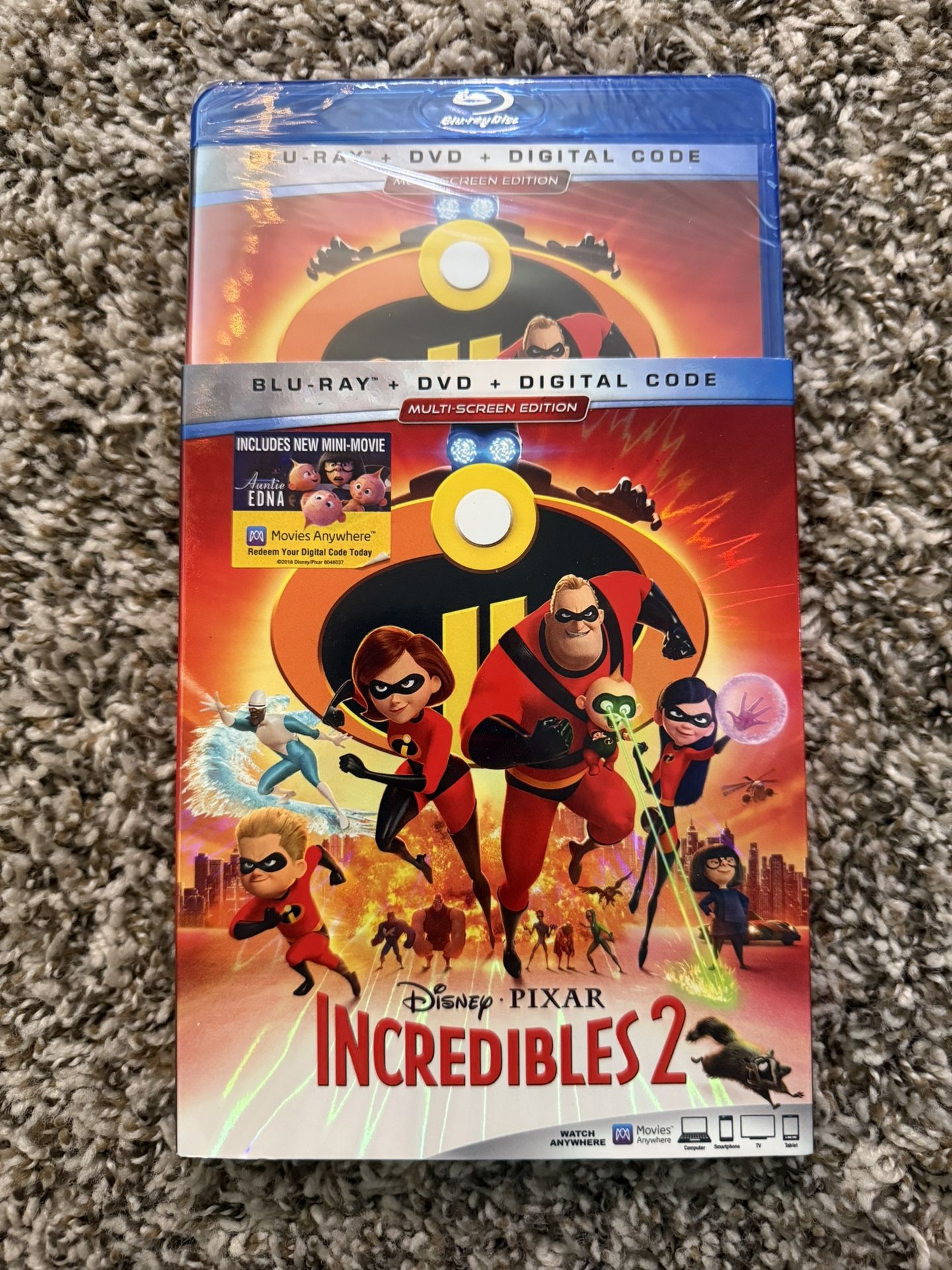 Incredibles 2 Blu-Ray DVD