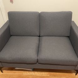 GREY COUCH LOVESEAT GOOD PRICE