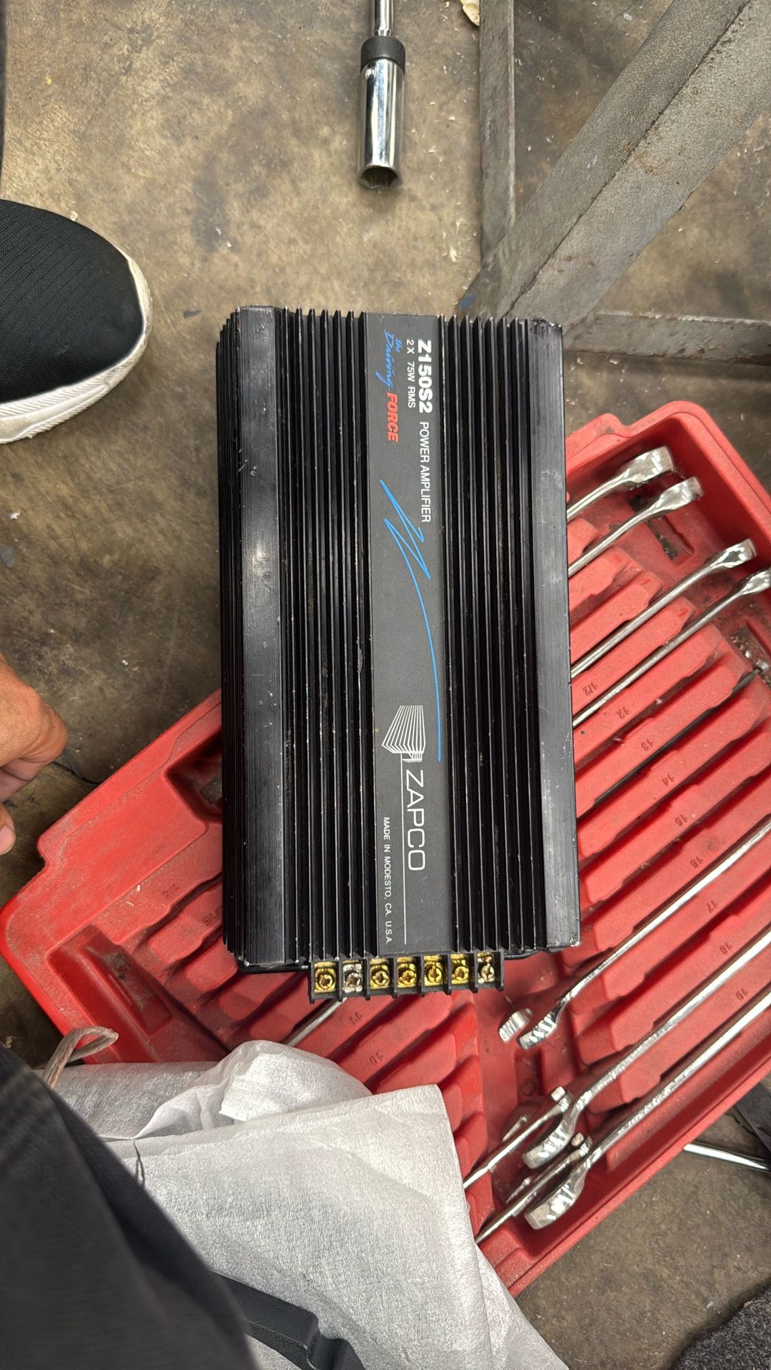 Old School Zapco Amplifier