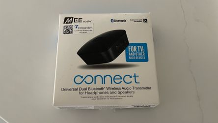MEE audio Connect Universal Dual Bluetooth Wireless Audio Transmitter.
