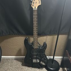 squier stratocaster electric guitar 