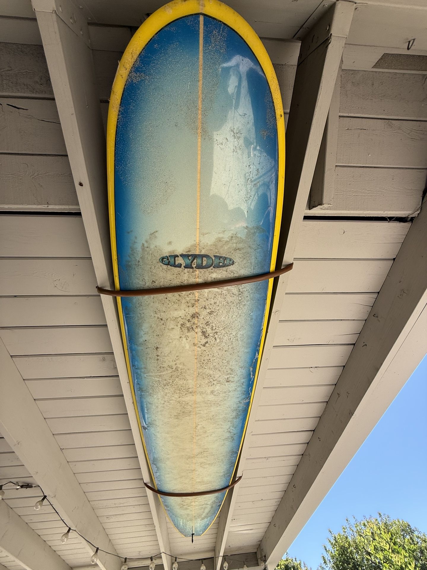 9’ Glyde Thruster Long Board 
