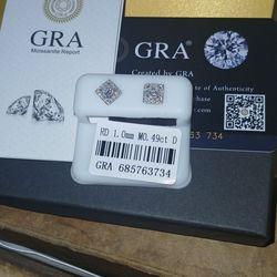 925 silver moissainite earrings