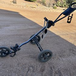 3-wheel Golf Club Push Cart