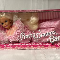 New 1996 Pretty Dreams Barbie 18”Long
