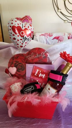 Adult Themed Valentine Gift Baskets