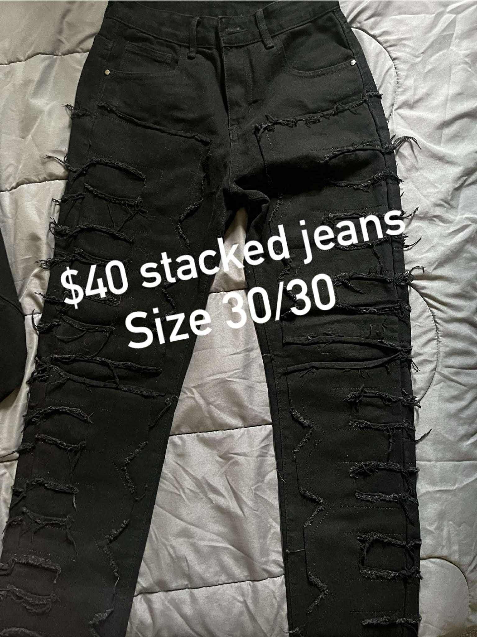 Palms Angels Hoodie x Stacked Jeans