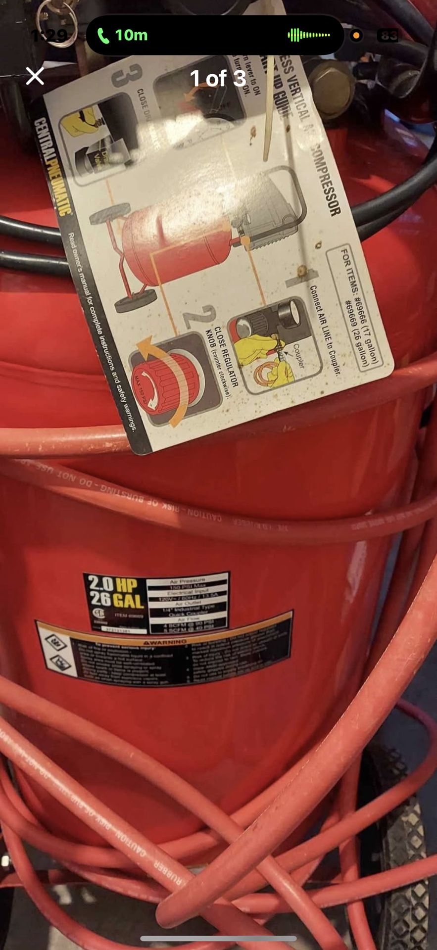Vertical Air Compressor