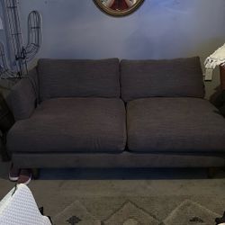 Gray Sofa Couch Almost New