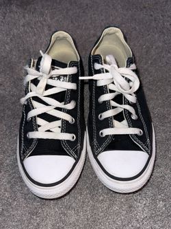 Black And White Converse Size 2.5