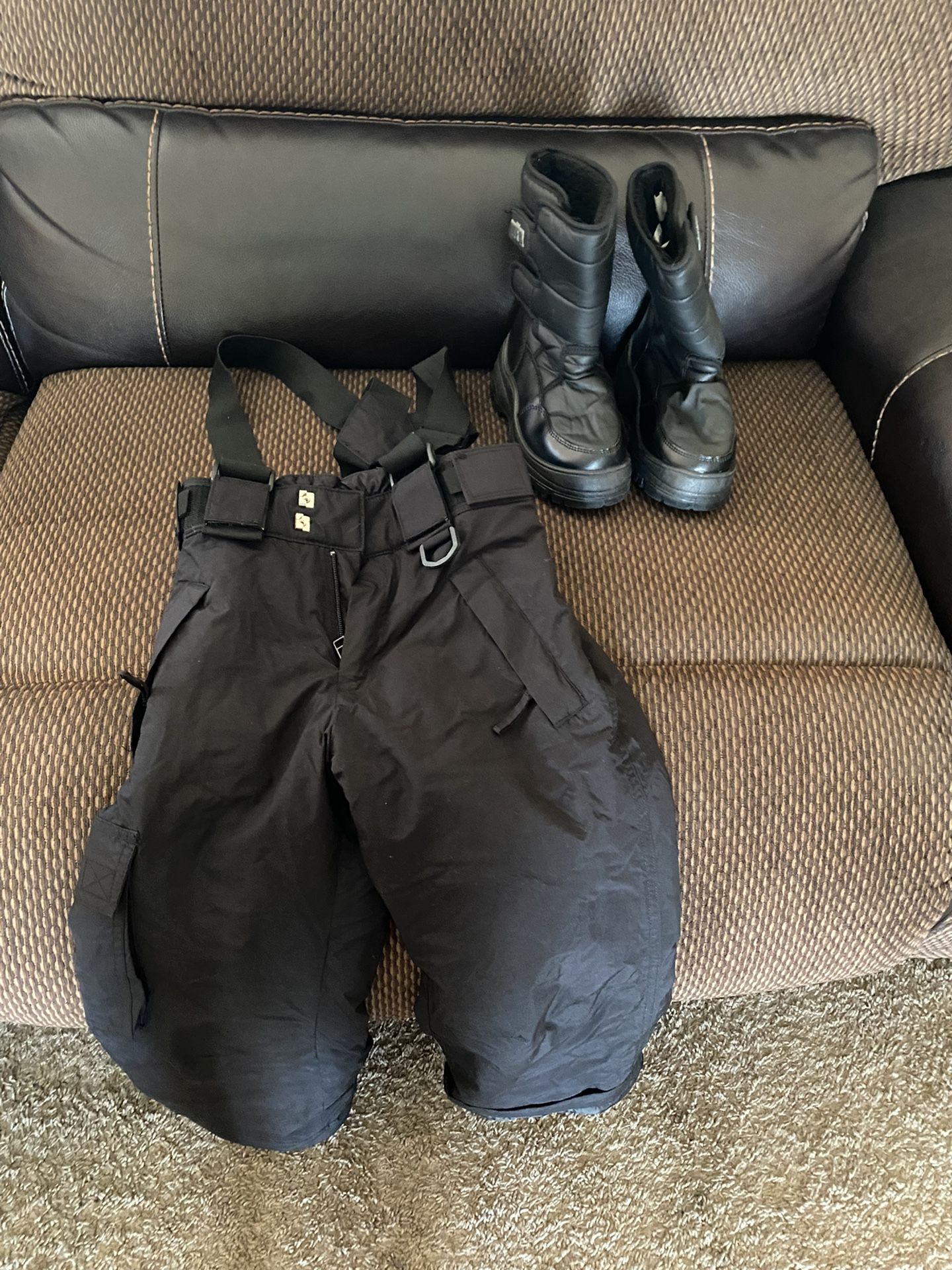 Kids Snow Pants And Boots 